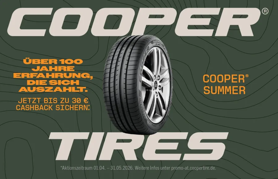 Cooper Cashback bis zu €30,- sichern