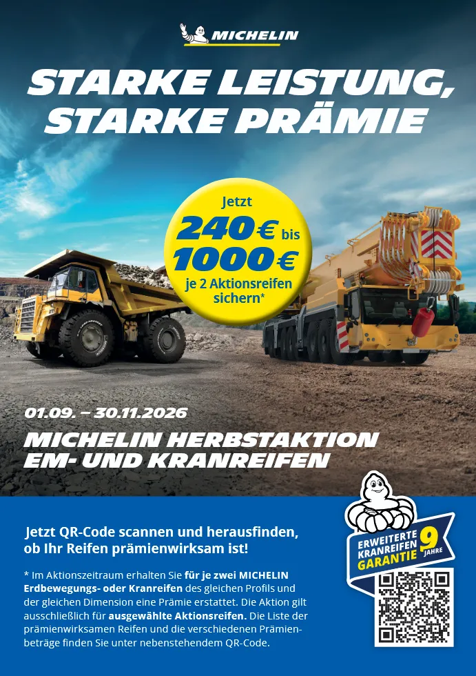 MICHELIN EM und Kranreifen Herbstaktion 2026
